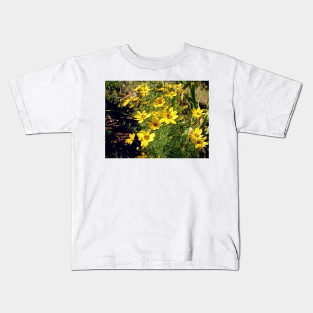 Flowers in yellow Kids T-Shirt by Gourmetkater